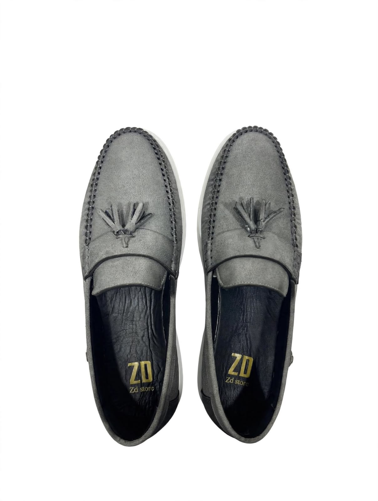 Handmade summer shoes EVA ZD \122\ Gray