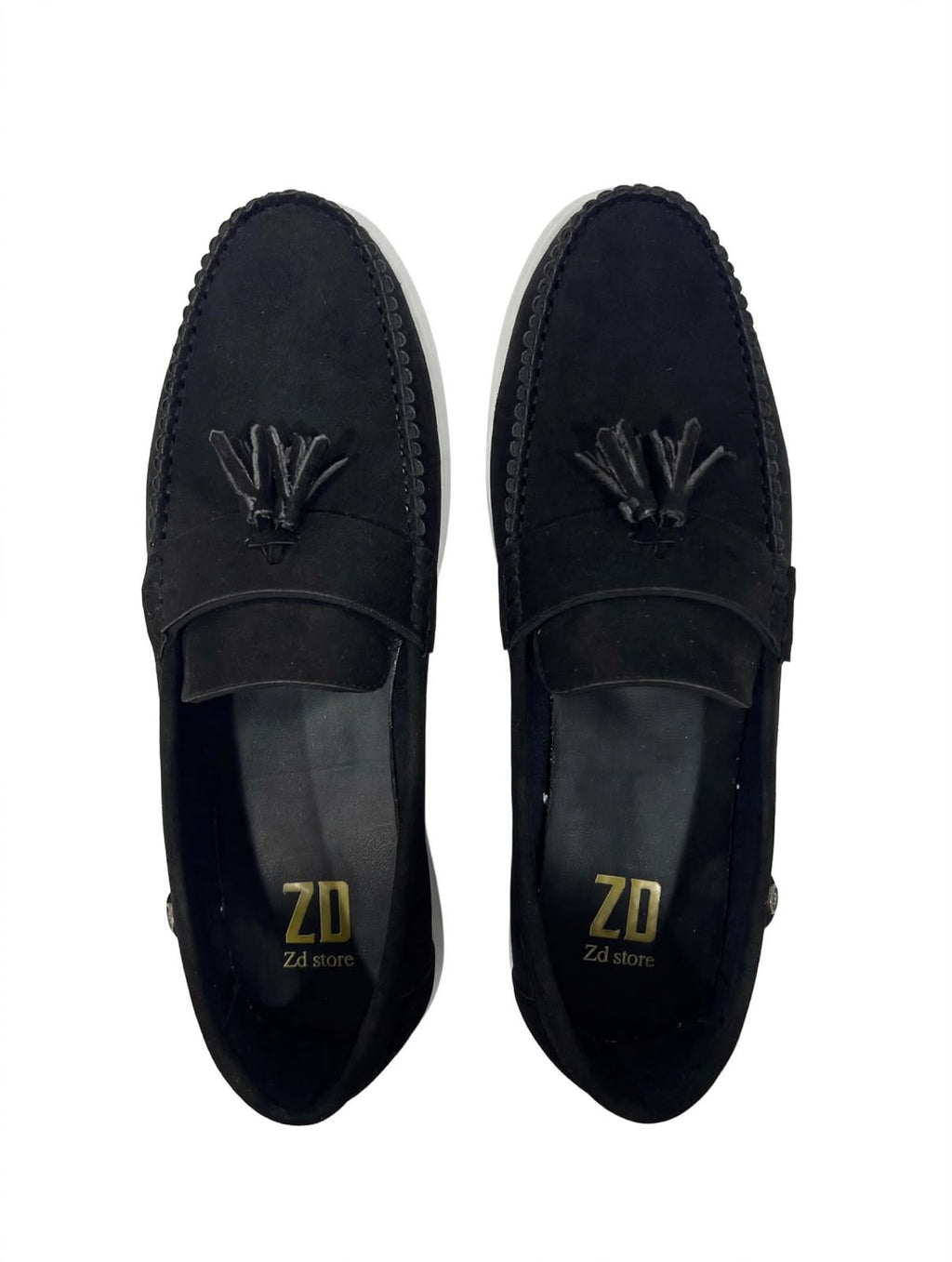 Handmade summer shoes EVA ZD \122\ Black