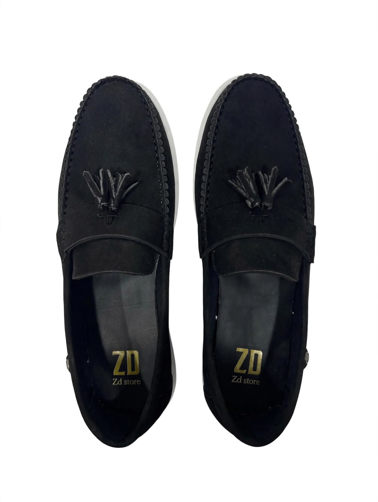 Handmade summer shoes EVA ZD \122\ Black